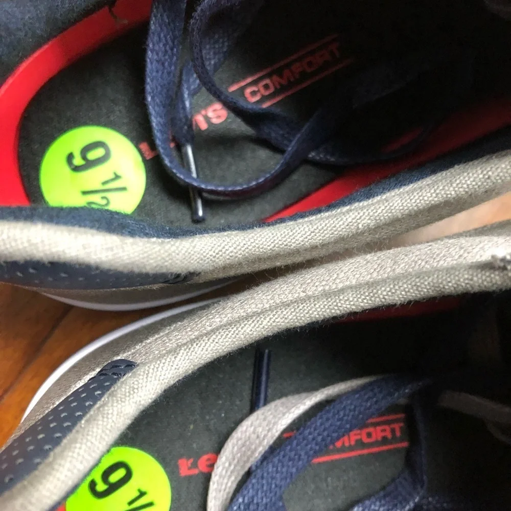 Levi's Classic Grey/Blue canvas sneakers